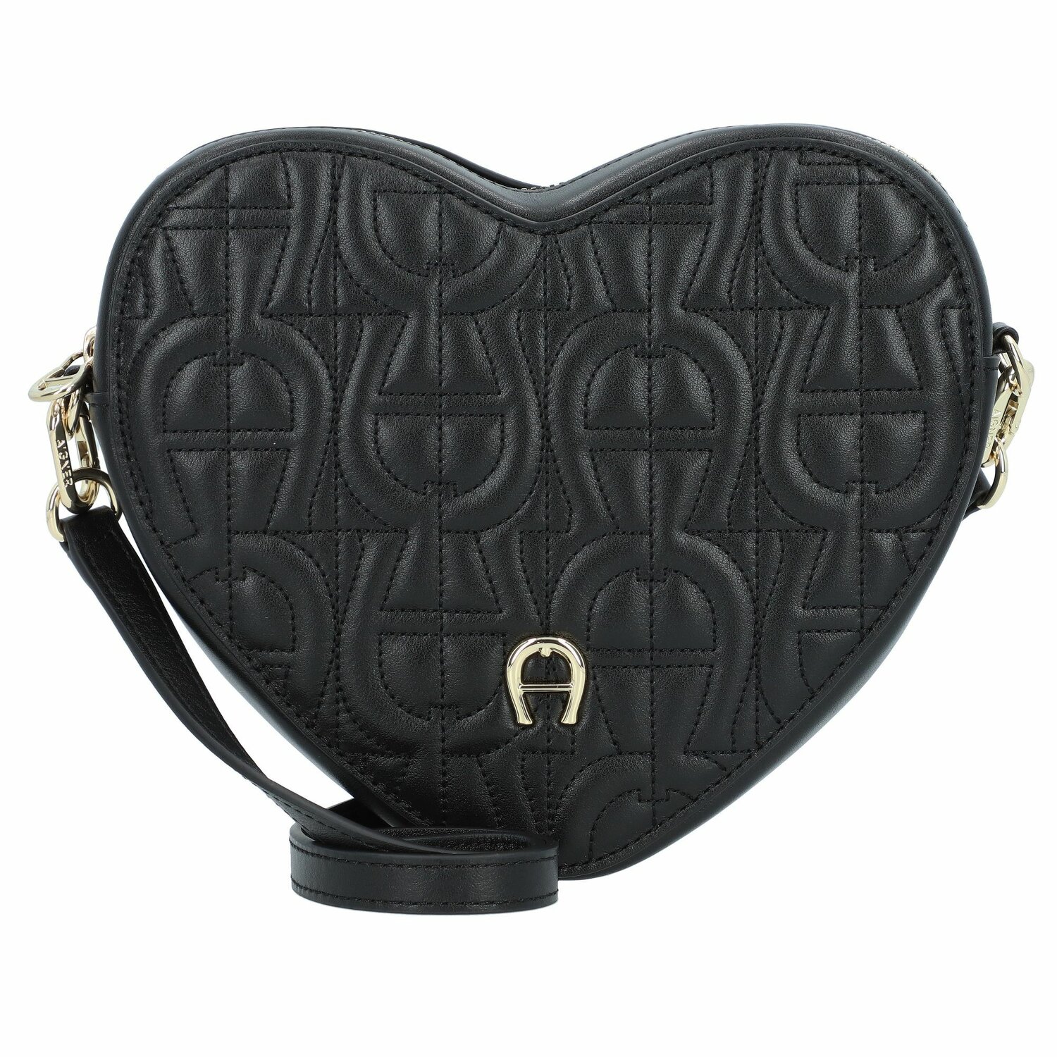 AIGNER Fashion Schultertasche Leder 19 cm black bei welovebags.de