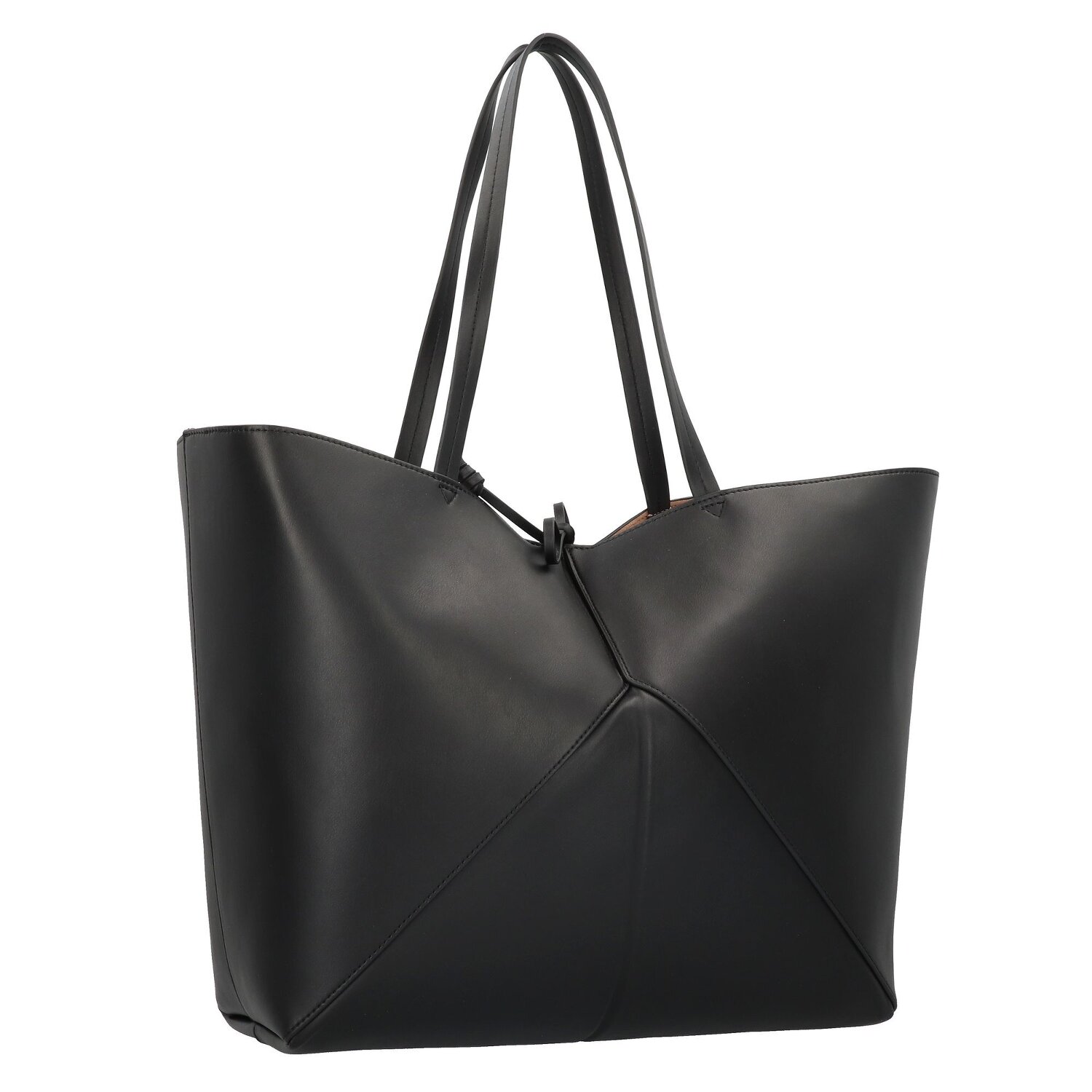 Black leather tote bag sale online