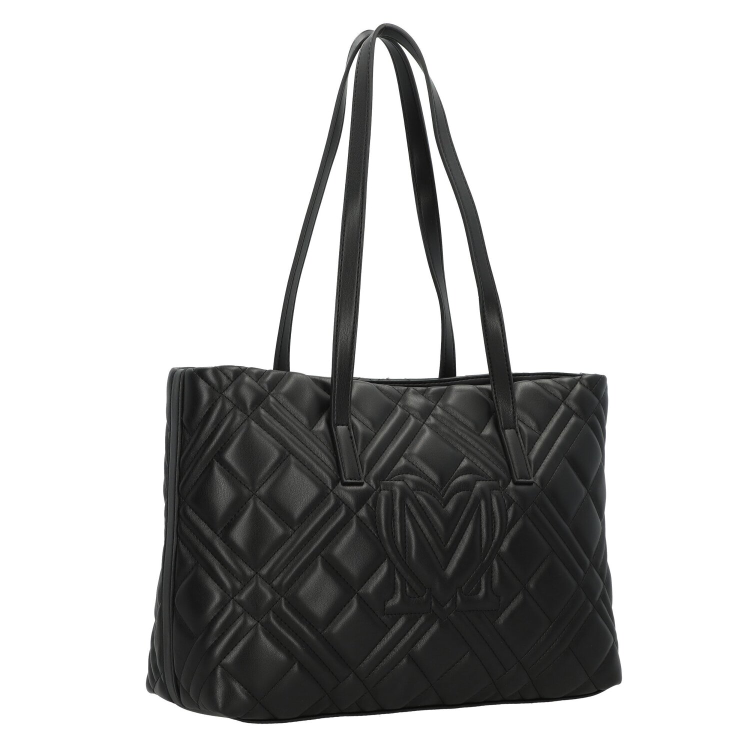 Love Moschino Quilted Shopper Tasche 35.5 cm black bei welovebags