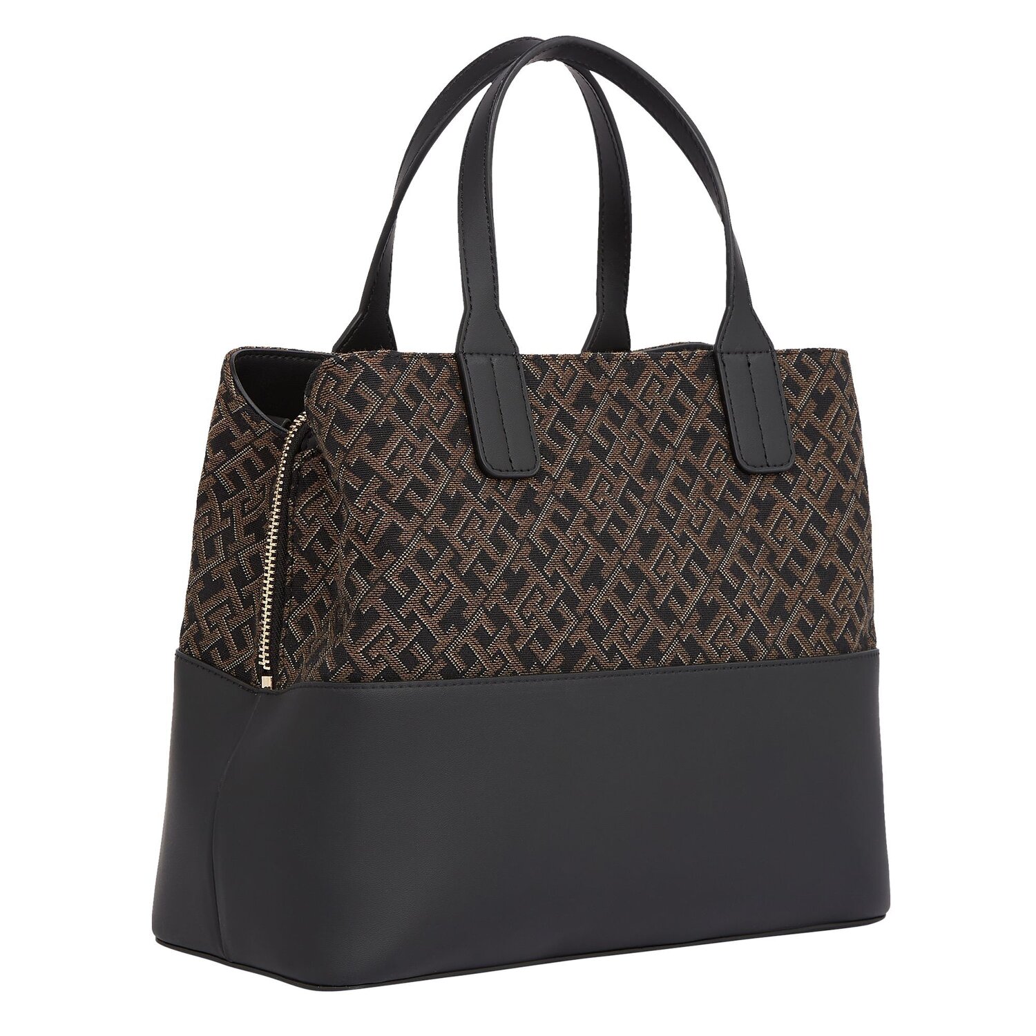 TH Jacquard Schultertasche 28 cm