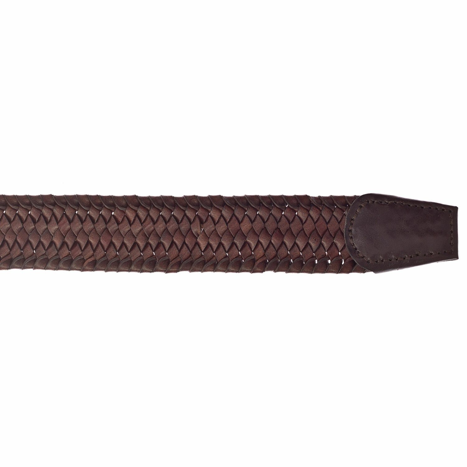Vanzetti Gürtel Leder dunkelbraun | | bei 100 cm