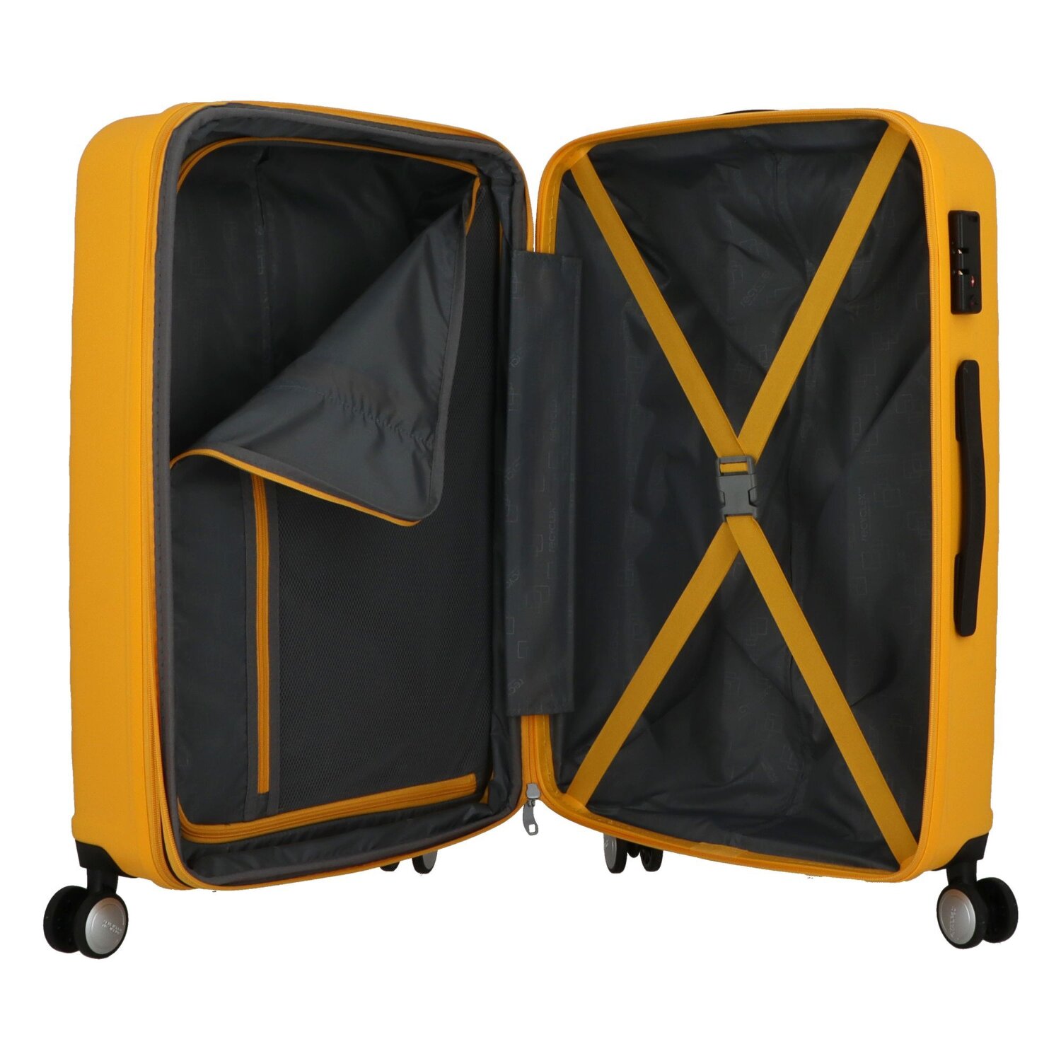 American tourister bon air yellow on sale