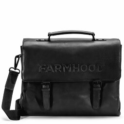 Farmhood Memphis Aktentasche XXL 3 Fächer Leder 39 cm  Variante 1