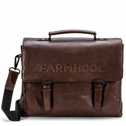 Farmhood Memphis Aktentasche XXL 3 Fächer Leder 39 cm  Variante 3