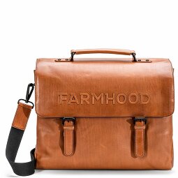 Farmhood Memphis Aktentasche XXL 3 Fächer Leder 39 cm  Variante 2